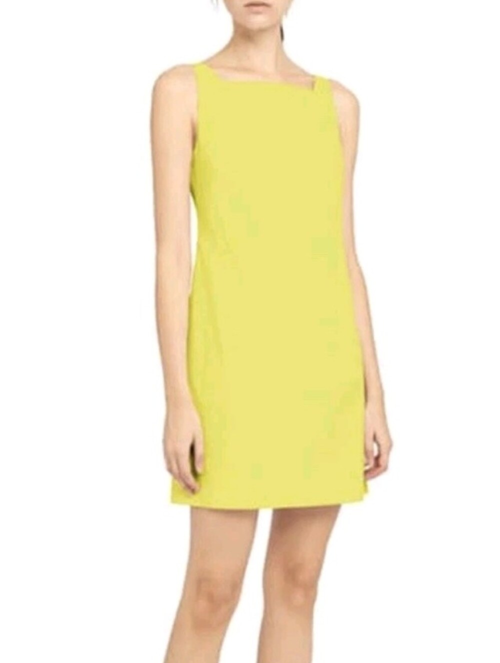 Theory Bright Lime Sleeveless Mini Dress NWT size 0